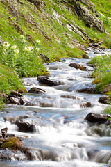 Small waterfall cascade