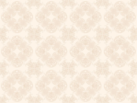 Beige seamless wallpaper pattern