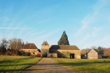 Obraz premium mansion in countryside