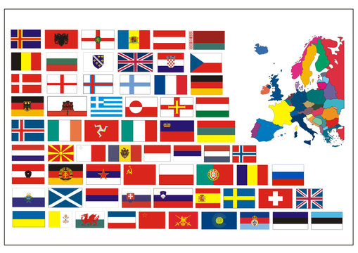 Flaggen - Europa