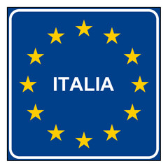 European Italy sign