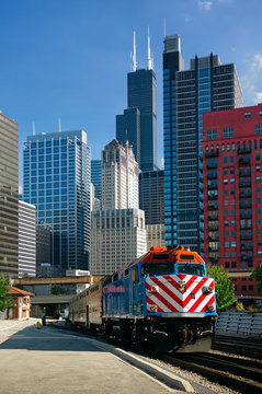 Chicago Metra Train