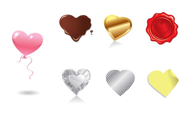 Valentine's Day, love's heart icon