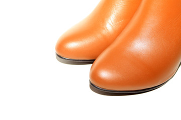 yellow leather shoes