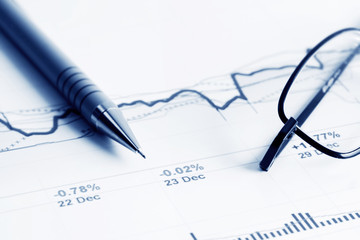 Analysis of stock market reports.