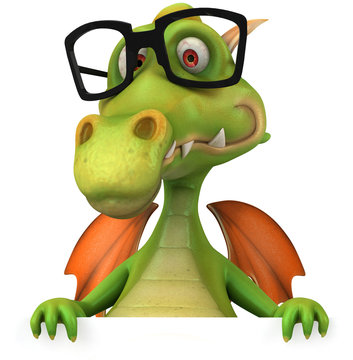 Dragon et lunettes