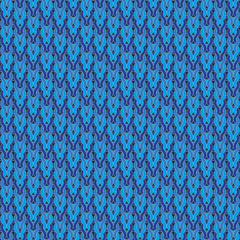 Seamless knitted pattern, diagonal pattern