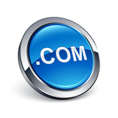 icône bouton internet .com