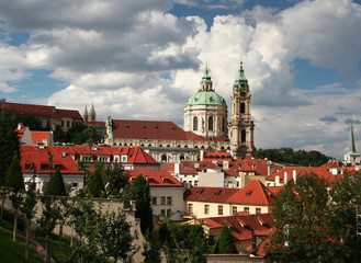 Fototapeta premium Prague, Czech republic - View od Hradcany with the splendid baro