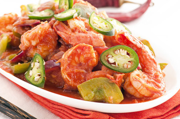 Sizzling Gambas