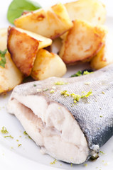 Forelle mit Kartoffeln