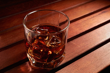 Whiskey with ice