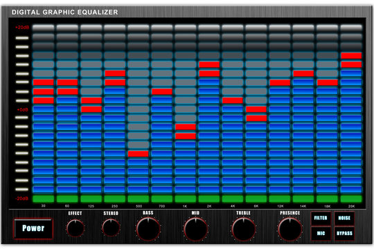 Graphic electronic equalizer