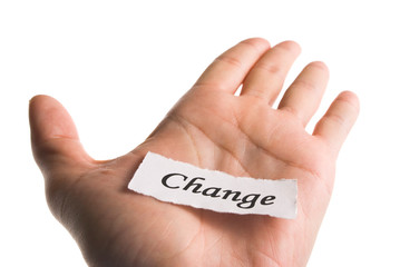 Change word in hand