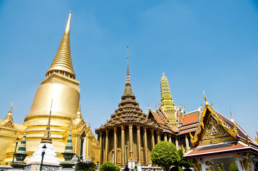 Temple Emerald Buddha, ancient temple of Thailand