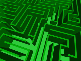 Detail of the maze