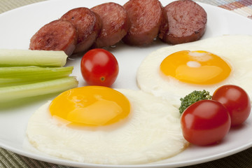 Fried eggs