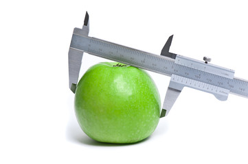Apfel vermessen