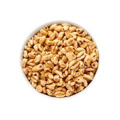 Sweetened puffed wheat cereal