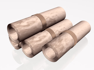 Fototapeta premium Parchment rolls