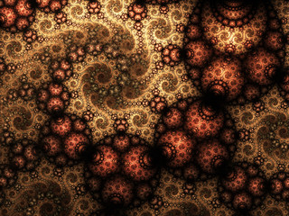 Abstract vintage fractal