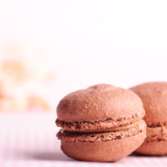 Chocolate macaroons