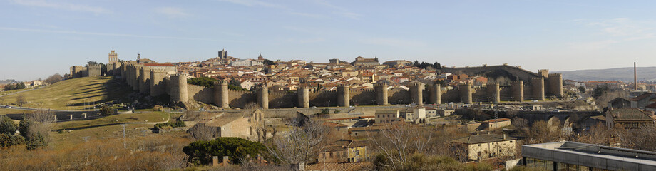 Obraz premium Panorámica típica de Avila.