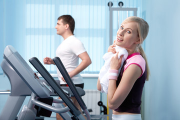 Fototapeta premium Intensive training