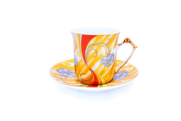 Cup with dish