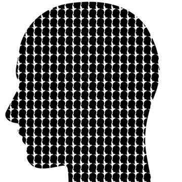 heads in one big head