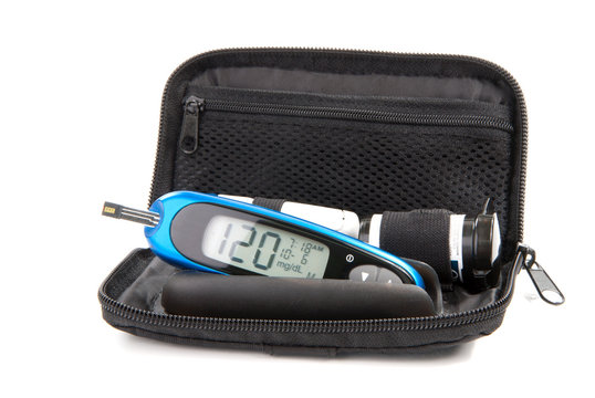 Diabetes Glucose Level Blood Test Glucometer Kit