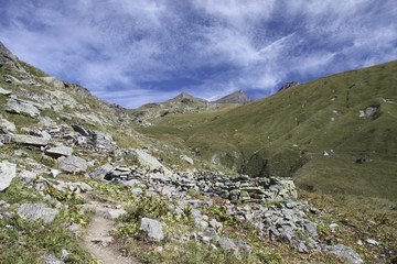 Fototapeta premium site du refuge du Carro, France