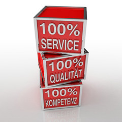 Service - Qualität - Kompetenz - 100%