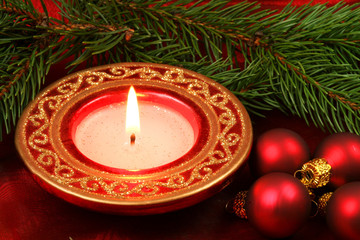 Christmas candle