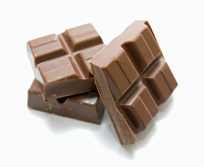 Delecious pieces of chocolate