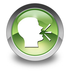 Green Glossy Pictogram 