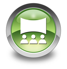 Green Glossy Pictogram 