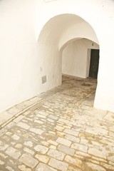 arch corridor at Vejer village