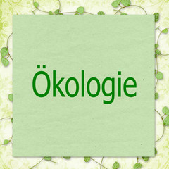 schild, begriff: ökologie