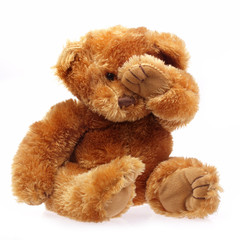 ours en peluche qui pleure