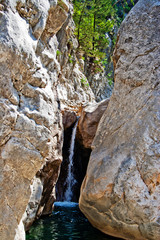 Fototapeta premium waterfall in the mountains