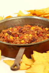 Chili con carne in Pfanne