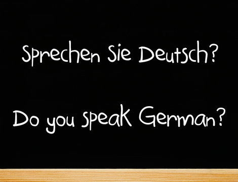 Sprechen Sie Deutsch? Do you speak German?