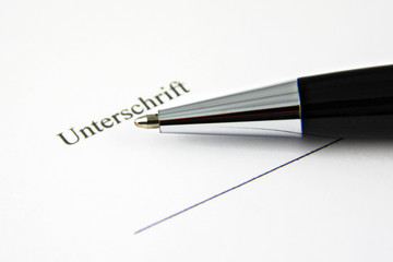 Unterschrift