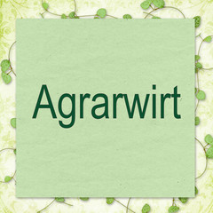 schild, begriff: agrarwirt