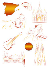 Spanish sights and symbols