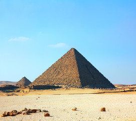 Fototapeta na wymiar egypt pyramids in Giza