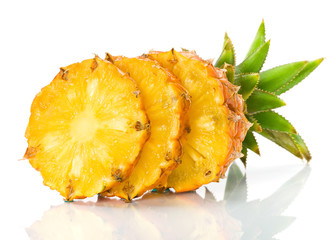 Fresh slice pineapple