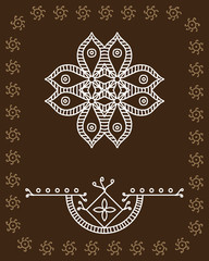 Folk, Tribal Designs, Motif, Wall Painting