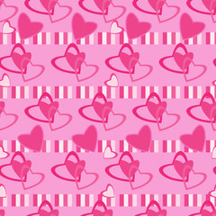 Valentine seamless pattern